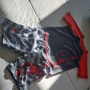 Spider-Man Kids Two-Piece Pajama Set in Navy and Red